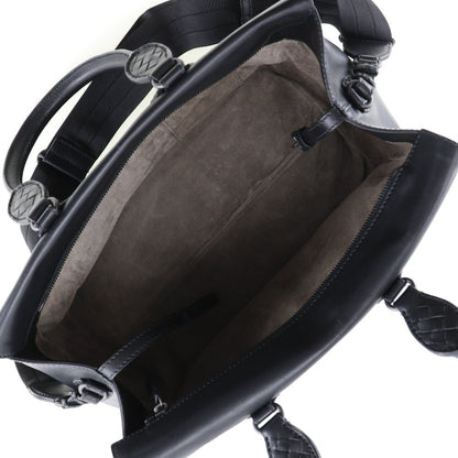 Bottegaveneta Handbag Calfskin Black 2Wayshoulder Women