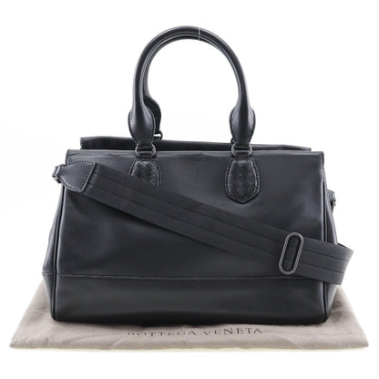 Bottegaveneta Handbag Calfskin Black 2Wayshoulder Women
