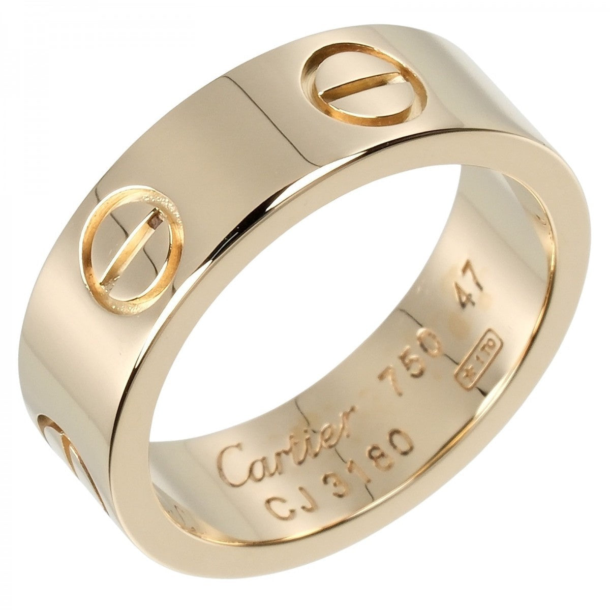 Cartier Ring K18 Yellow Gold Gold Love Women 47