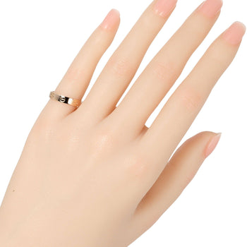Cartier Ring K18 Pink Gold Gold Mini Love Wedding Women 49