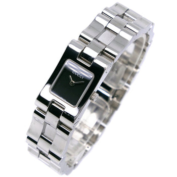 Gucci Watches Quartz 2305L Stainless Steel Black Black Dial Women