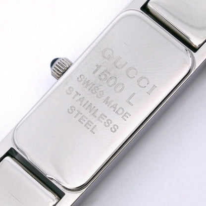 Gucci Watches Quartz 1500L Stainless Steel Gray Gray Dial Women