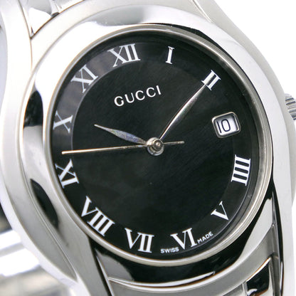 Gucci Watches Quartz 5500M Stainless Steel Black Black Dial Mens