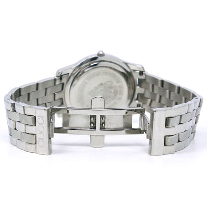 Gucci Watches Quartz 5500M Stainless Steel Black Black Dial Mens