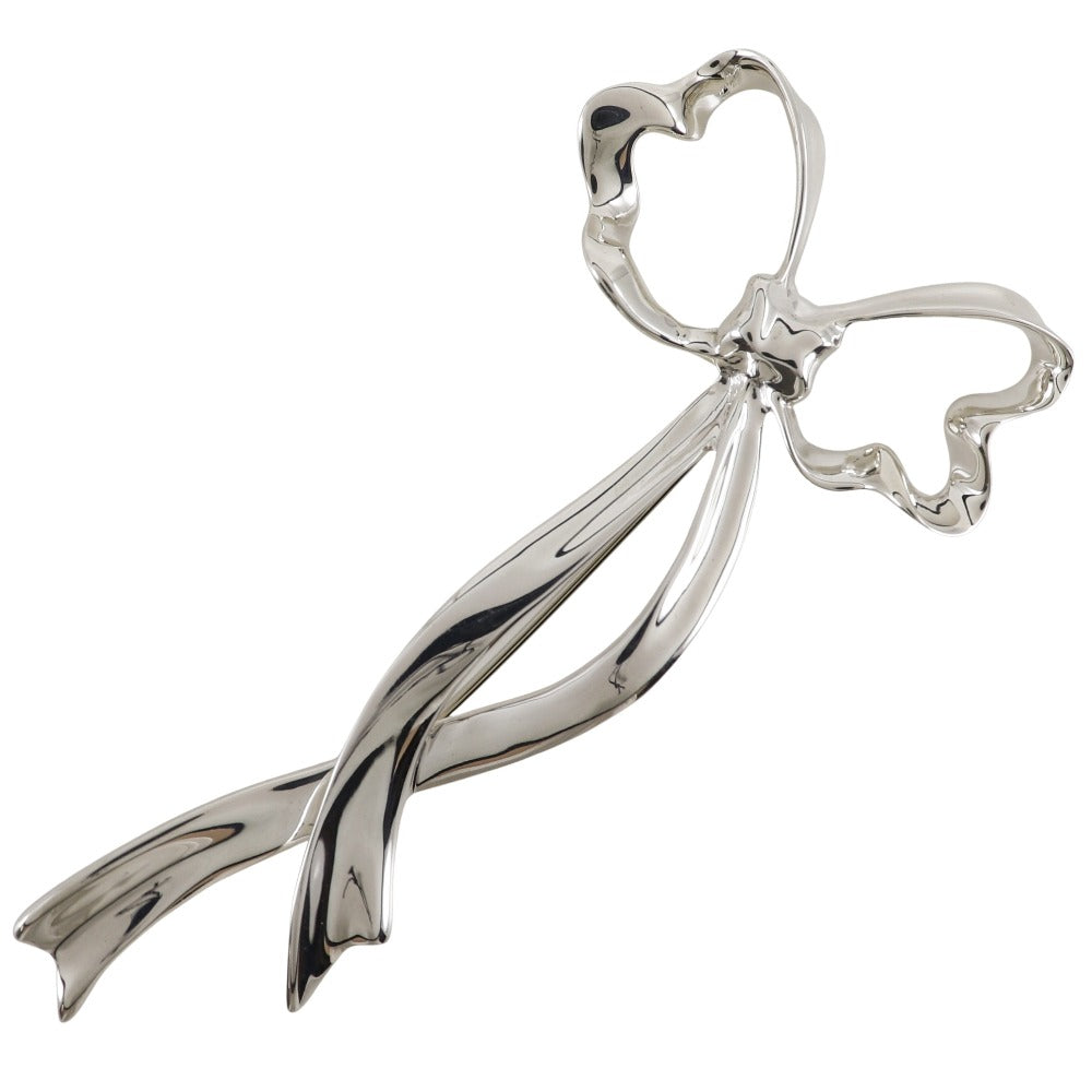 Tiffany&Co. Brooch Silver925 Silver Ribbon Women