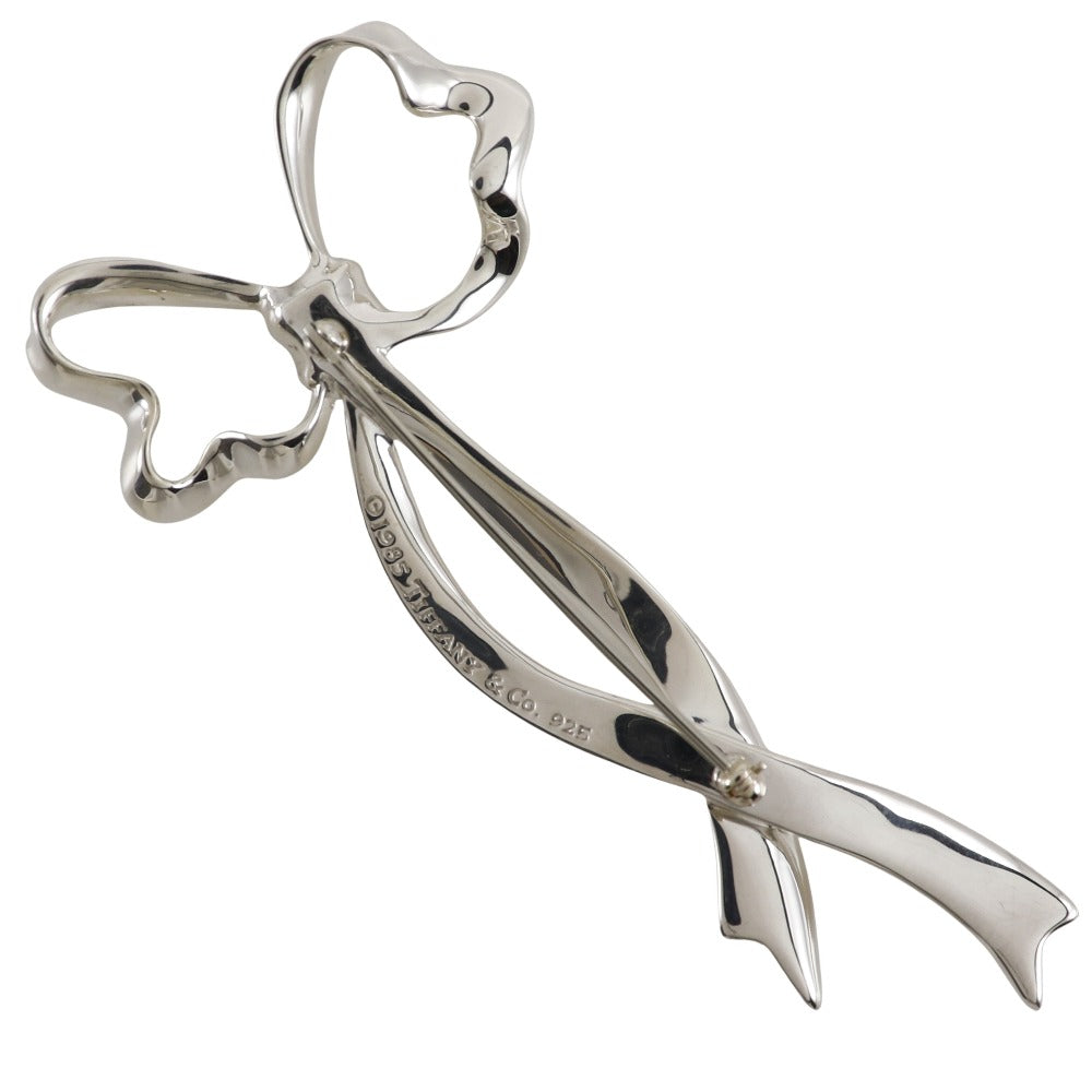 Tiffany&Co. Brooch Silver925 Silver Ribbon Women