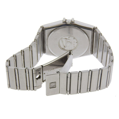Omega Watches Quartz Stainless Steel Silver Date Constellation Gray Dial Boys
