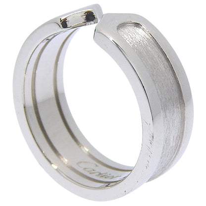 Cartier Ring B40405 K18 White Gold Silver C2 48