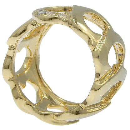 Cartier Ring K18 Yellow Gold, Diamond Black C De Cartier 49
