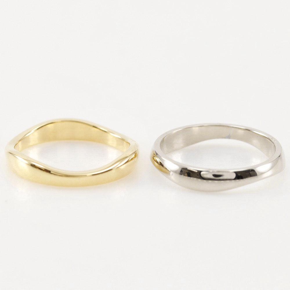 Cartier Ring K18 Yellow Gold, K18 White Gold Black Two Set Love Milling 50