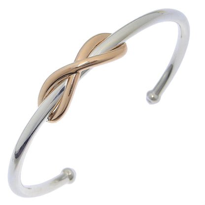 Tiffany&Co. Bangle Silver925, K18 Pink Gold Silver Infinity Cuff
