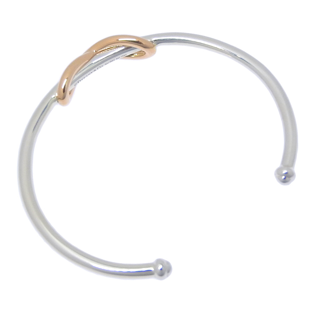 Tiffany&Co. Bangle Silver925, K18 Pink Gold Silver Infinity Cuff