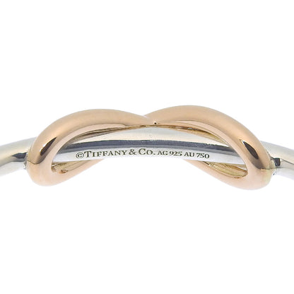 Tiffany&Co. Bangle Silver925, K18 Pink Gold Silver Infinity Cuff