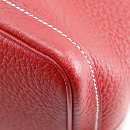 Hermes Tote Bag Negonda Red Garden Party Pm Women