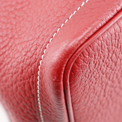 Hermes Tote Bag Negonda Red Garden Party Pm Women
