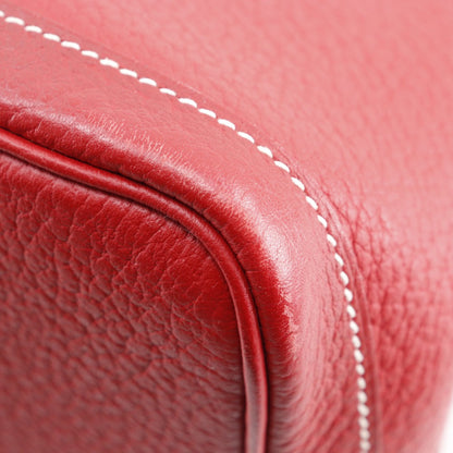 Hermes Tote Bag Negonda Red Garden Party Pm Women