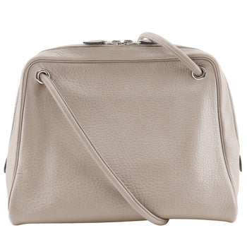 Hermes Shoulder Bag Leather Black Tintin Women