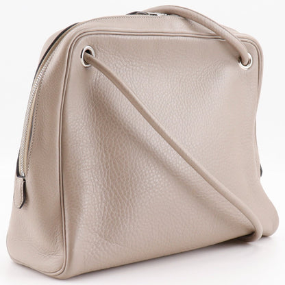 Hermes Shoulder Bag Leather Black Tintin Women