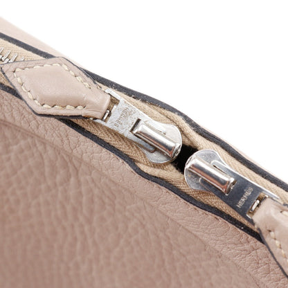 Hermes Shoulder Bag Leather Black Tintin Women