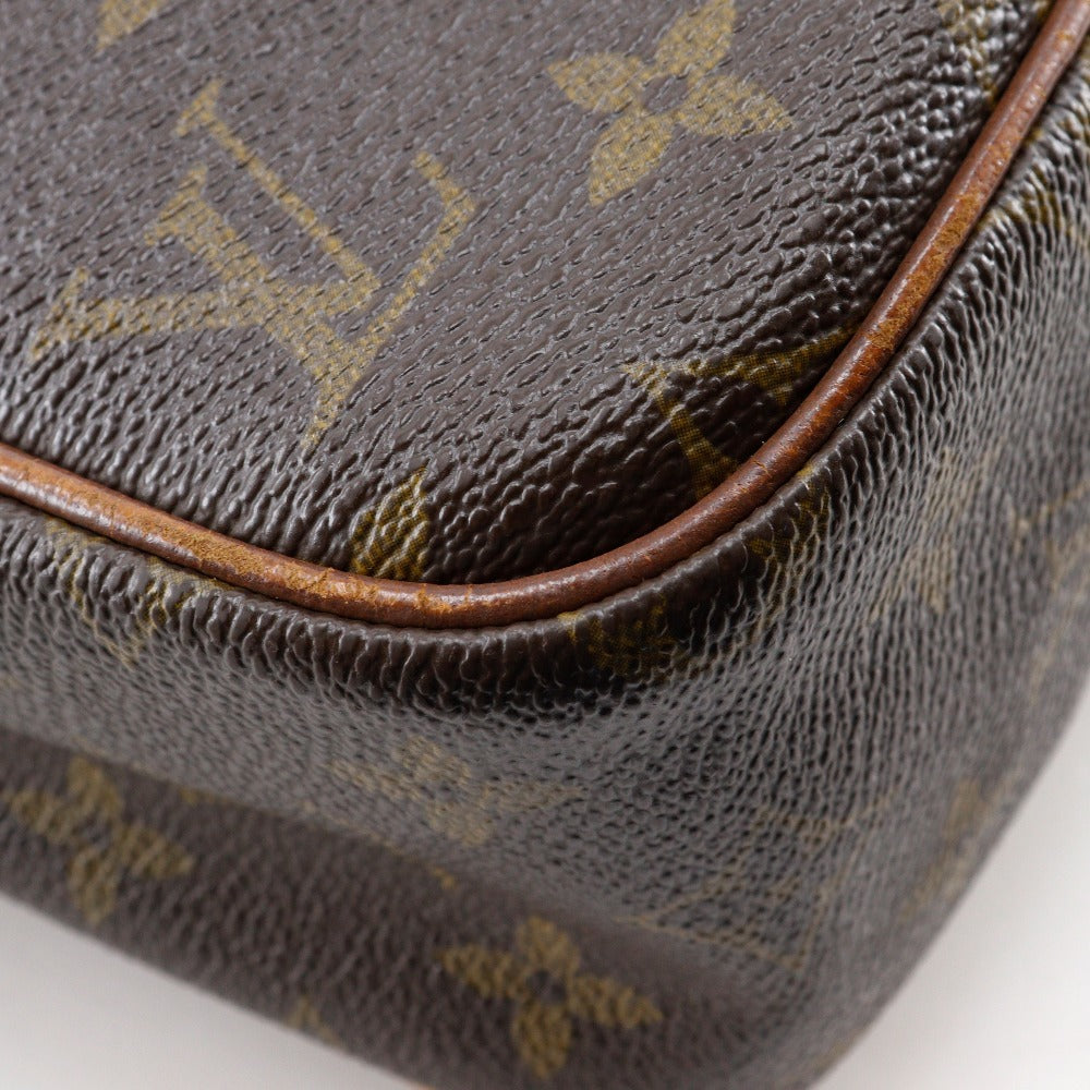 Louis Vuitton Shoulder Bag M40264 Monogram Canvas Brown Vintage Petit Marceau Unisex(Unisex)