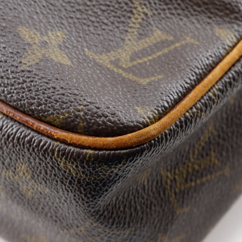 Louis Vuitton Shoulder Bag M40264 Monogram Canvas Brown Vintage Petit Marceau Unisex(Unisex)