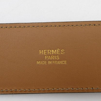Hermes Belt Calfskin , Plated Gold Black Cory Edssian Women