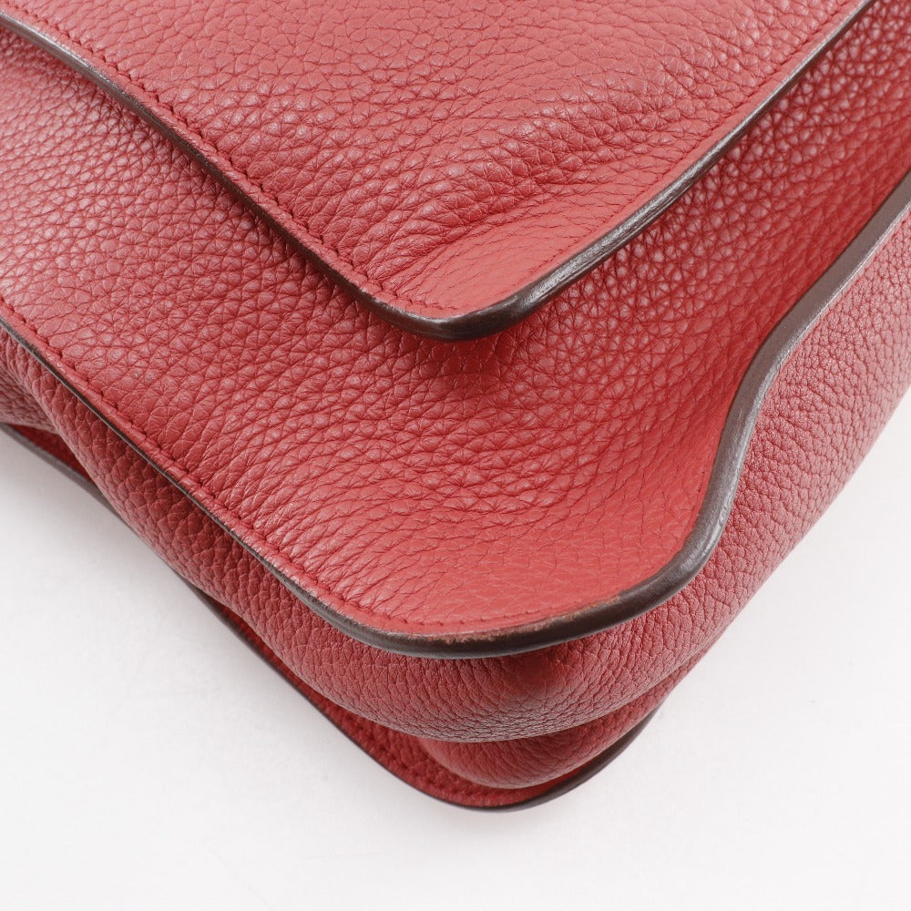 Hermes Shoulder Bag Taurillon Clemence Pink Maruwari Pm Women