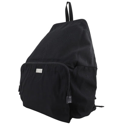 Gucci Backpack 019.0302 Nylon Canvas Black Backpack Unisex(Unisex)