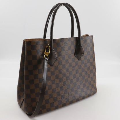 Louis Vuitton Handbag N41435 Damier Canvas Brown 2Wayshoulder Kensington Women