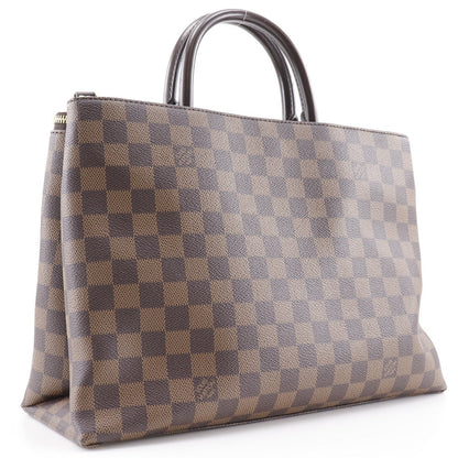Louis Vuitton Handbag N41582 Damier Canvas Brown 2Wayshoulder Brompton Women