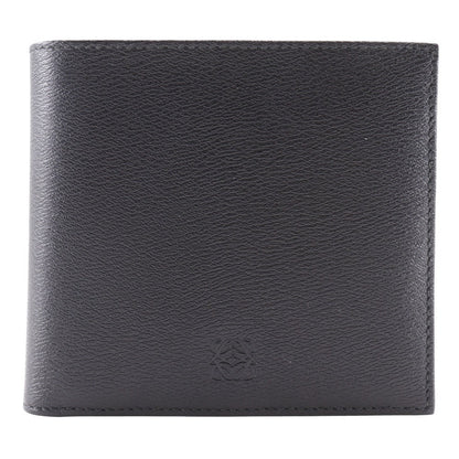 Loewe Bifold Wallet 103.30.302 Leather Black Bill Compartment Anagram Mens