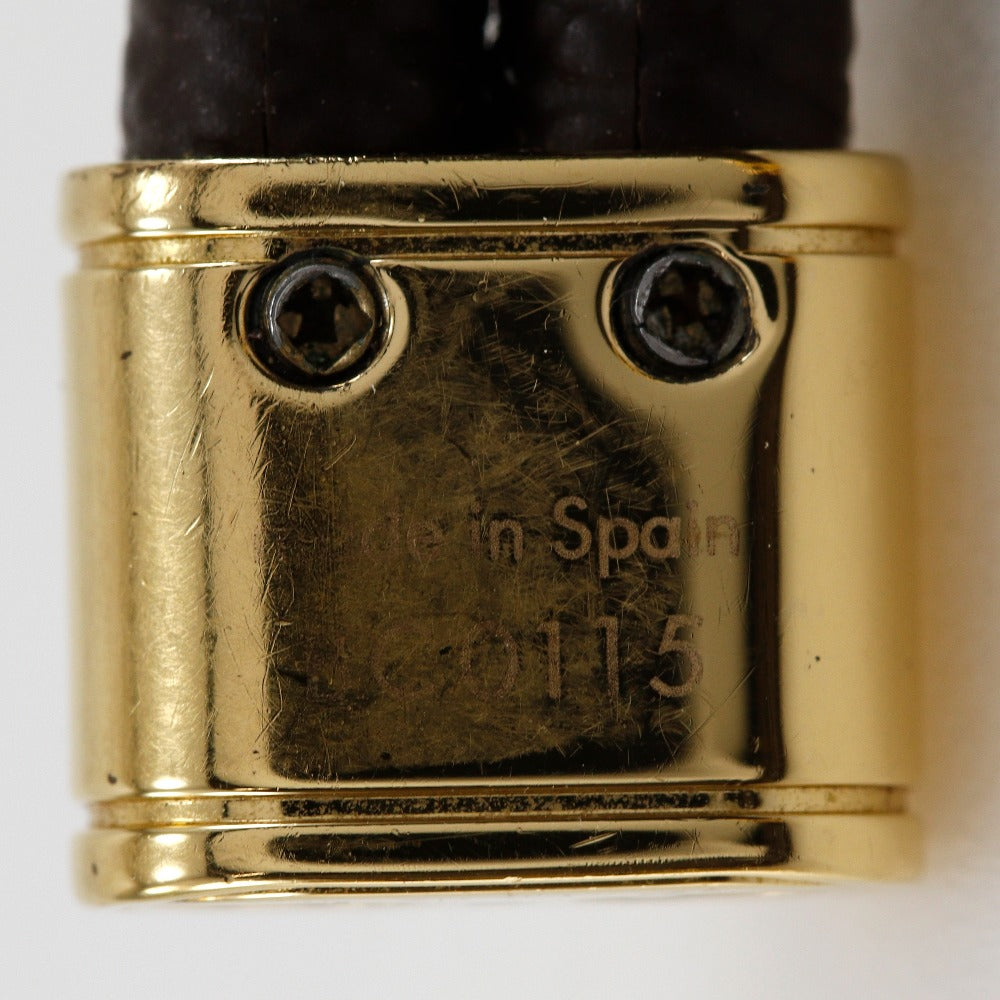 Louis Vuitton Bracelet M6640F Monogram Canvas, Plated Gold Brown Bracelet Keep It Twice