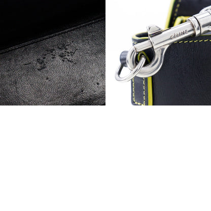Celine Handbag Calfskin Black Luggage Nano Shopper Women