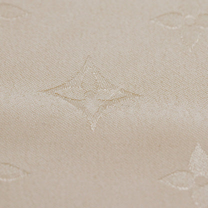 Louis Vuitton Scarf Silk Beige Women