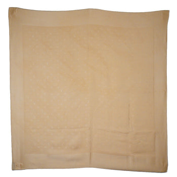 Louis Vuitton Scarf Silk Beige Women