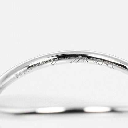 Tiffany&Co. Ring Pt950Platinum, Diamond Silver Wave Single Low