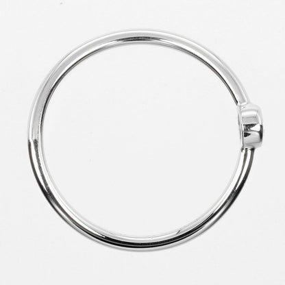 Tiffany&Co. Ring Pt950Platinum, Diamond Silver Wave Single Low
