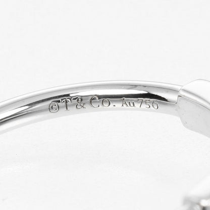 Tiffany&Co. Ring K18 White Gold, Diamond Silver T Wire
