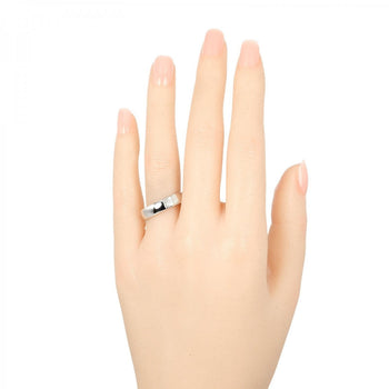 Hermes Ring K18 White Gold Silver 0.2