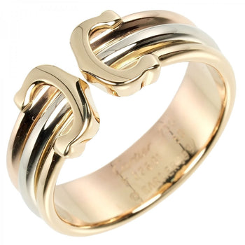 Cartier Ring K18 Gold (Ygxpgxwg) Silver 2C Three Color 50