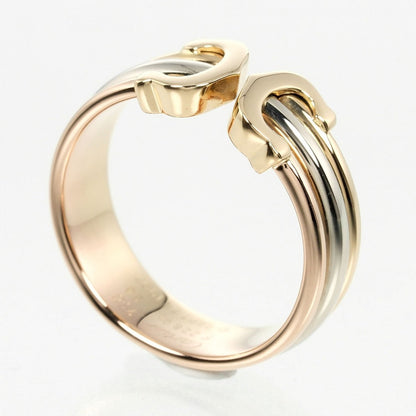Cartier Ring K18 Gold (Ygxpgxwg) Silver 2C Three Color 50