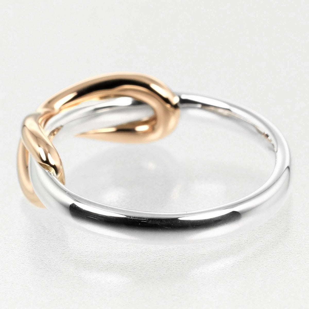 Tiffany&Co. Ring Silver925, K18 Pink Gold Silver Infinity