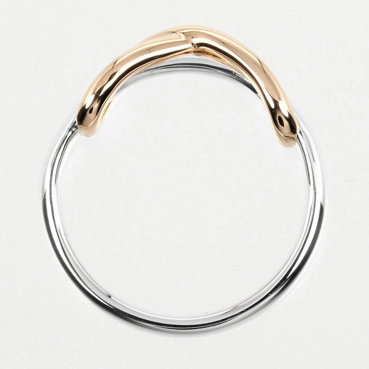 Tiffany&Co. Ring Silver925, K18 Pink Gold Silver Infinity