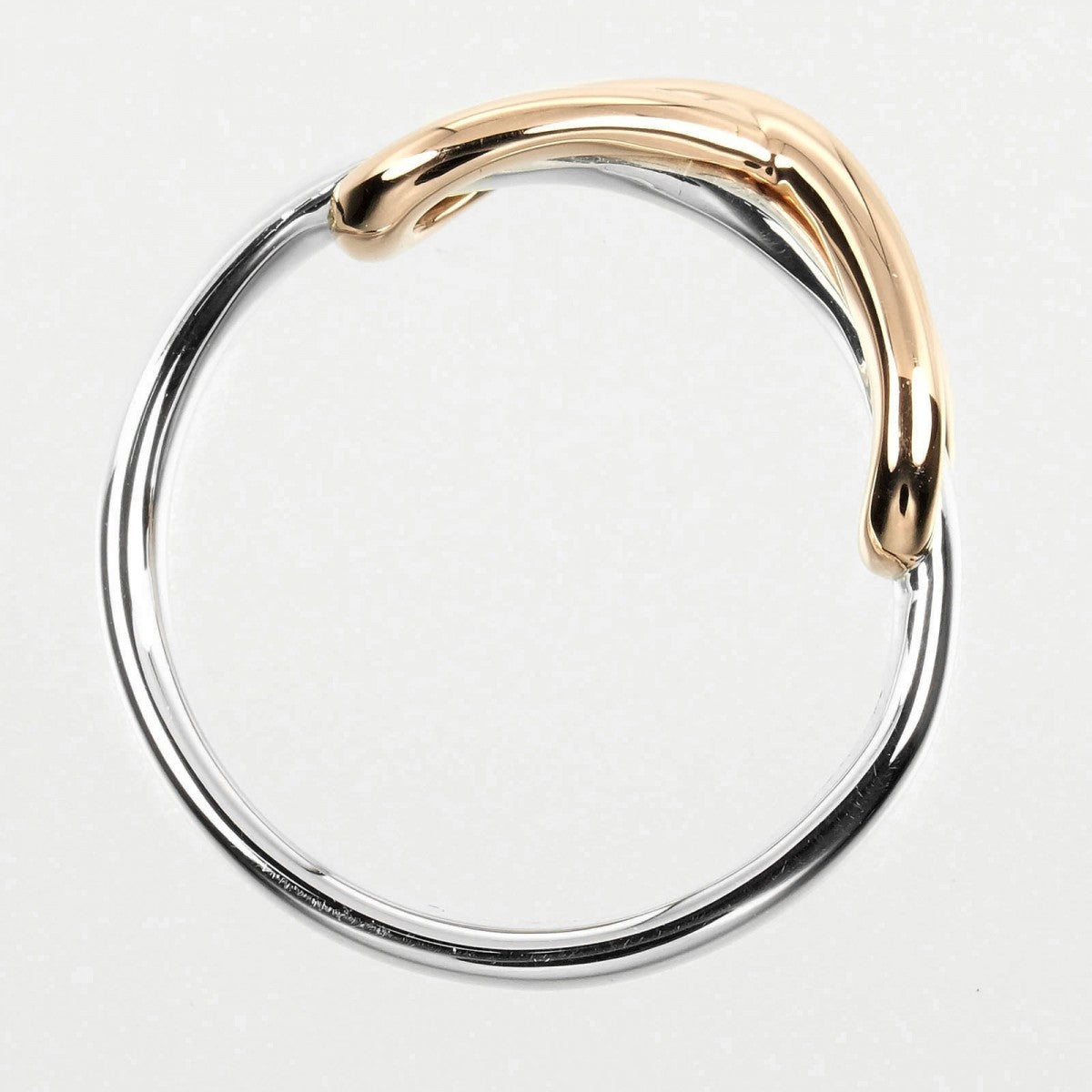 Tiffany&Co. Ring Silver925, K18 Pink Gold Silver Infinity