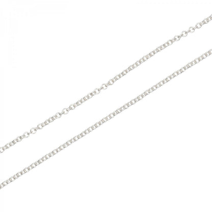 Tiffany&Co. Necklace Silver925, K18 Yellow Gold Silver Signature