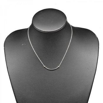 Tiffany&Co. Necklace Silver925 Silver T Smile Small