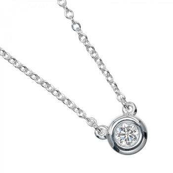 Tiffany&Co. Necklace Silver925, Diamond Silver By The Yard 0.10Ct