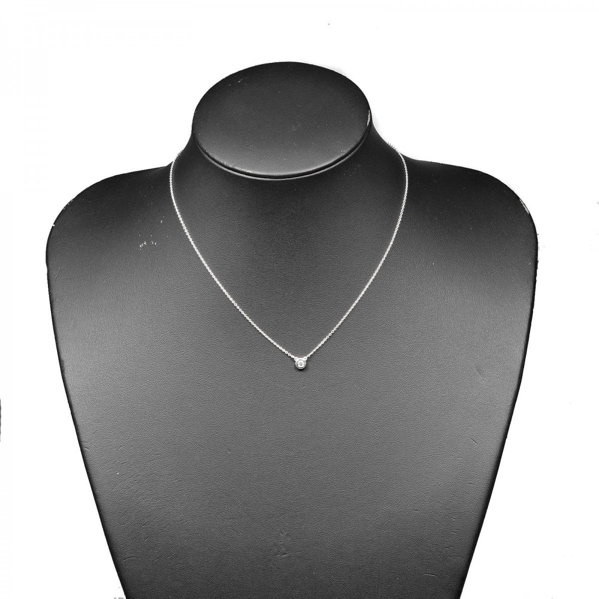 Tiffany&Co. Necklace Silver925, Diamond Silver By The Yard 0.10Ct