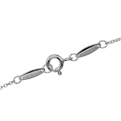 Tiffany&Co. Necklace Silver925, Diamond Silver By The Yard 0.10Ct