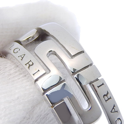 Bvlgari Ring K18 White Gold Silver Parentesi Unisex(Unisex) 56